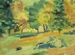 Autumn Central Park Scene by Ethel Cutler