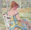 
Patty in the Garden by Geraldine Wigler
