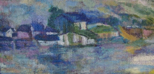 Houses on a Lake No. 7 by Harry Shoulberg