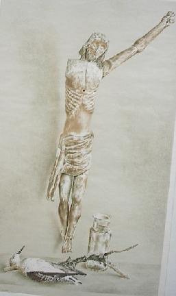 Dutch Lithograph Hand Signed Schuhmacher by W. Schuhmacher