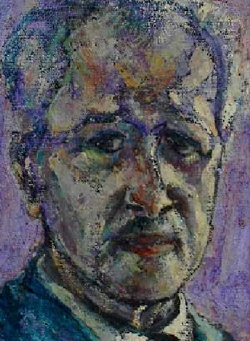 Shoulberg Self Portrait - Signed by Harry Shoulberg