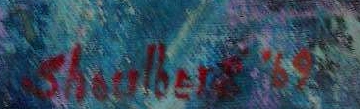 Shoulberg Self Portrait - Signed by Harry Shoulberg