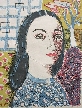 
Girl Portrait Print by Mona Eyck
