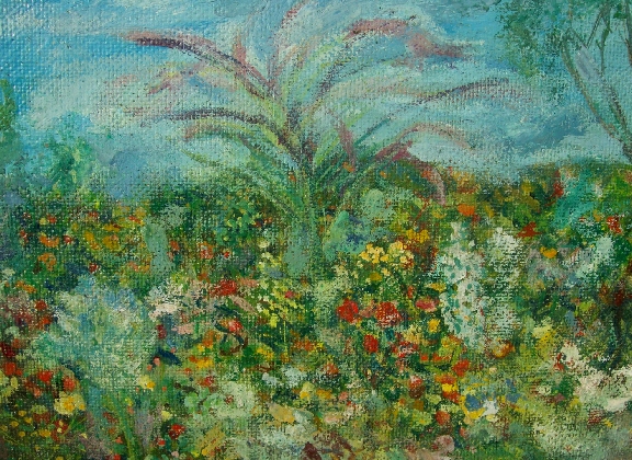 Floral Garden by Elias Newman