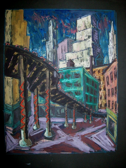 Cityscape by Harry Shoulberg